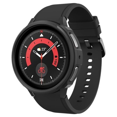 Spigen Liquid Air Θήκη Σιλικόνης - Samsung Galaxy Watch 5 Pro 45mm - Matte Black (ACS05185)