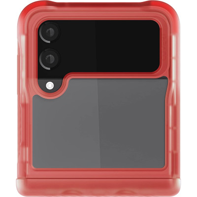 Ghostek Covert 6 - Διάφανη Ανθεκτική Αντιμικροβιακή Θήκη Samsung Galaxy Z Flip4 - Pink (GHOCAS3201)