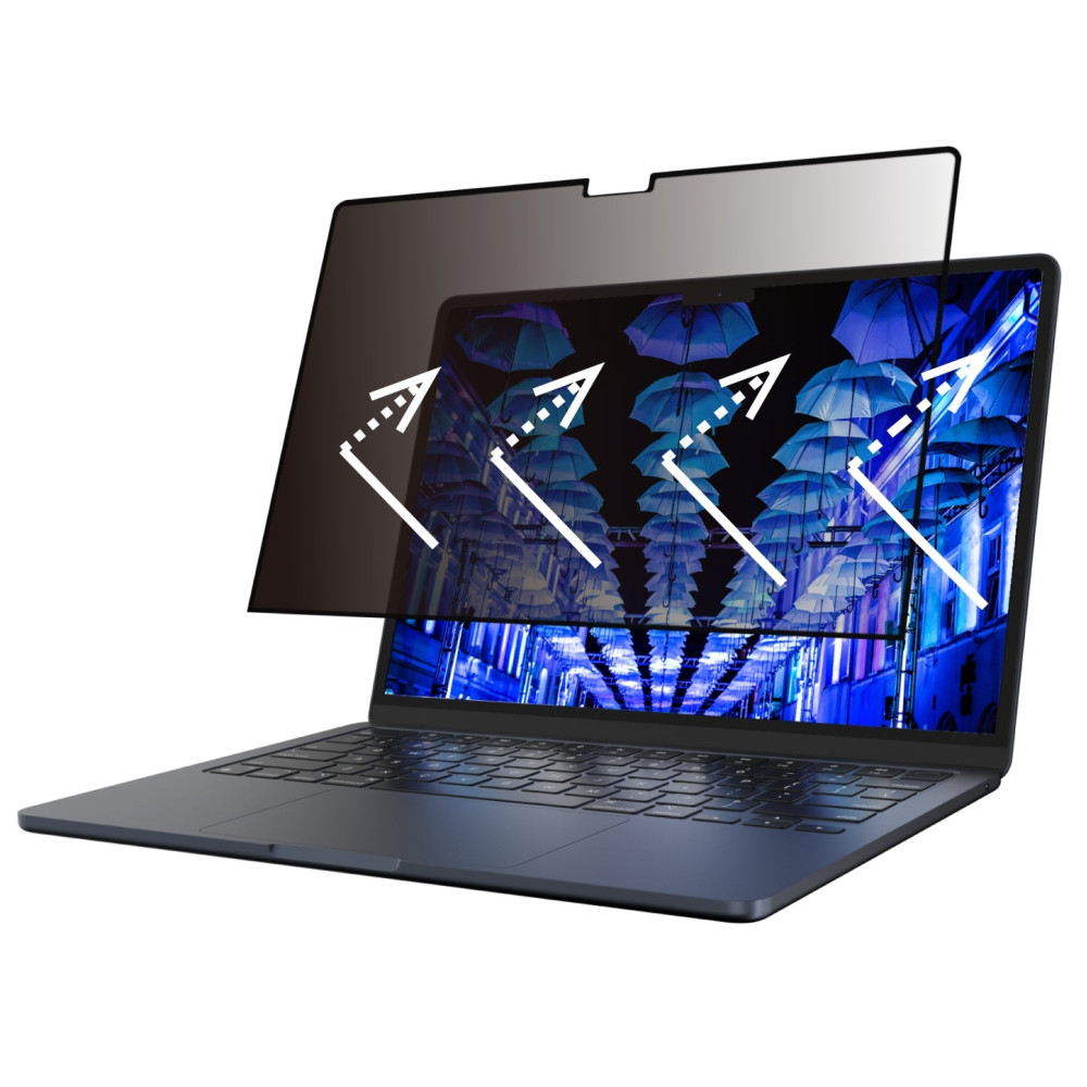 SwitchEasy Easy Protector Magnetic Privacy Screen Protector - Μαγνητική Μεμβράνη Προστασίας Απορρήτου Οθόνης Apple MacBook Air M3 / M2 13.6" 2024 / 2022 (SMB136057TR22)