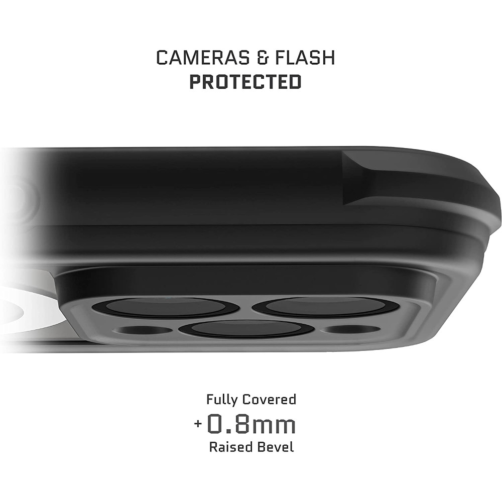 Ghostek Nautical 4 - Ανθεκτική Αδιάβροχη Θήκη MagSafe με Περιστρεφόμενο Κλιπ Ζώνης - Apple iPhone 14 Pro Max - Clear (GHOCAS3186)