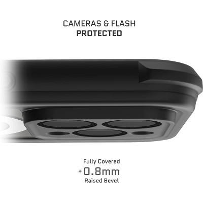 Ghostek Nautical 4 - Ανθεκτική Αδιάβροχη Θήκη MagSafe με Περιστρεφόμενο Κλιπ Ζώνης - Apple iPhone 14 Pro Max - Clear (GHOCAS3186)