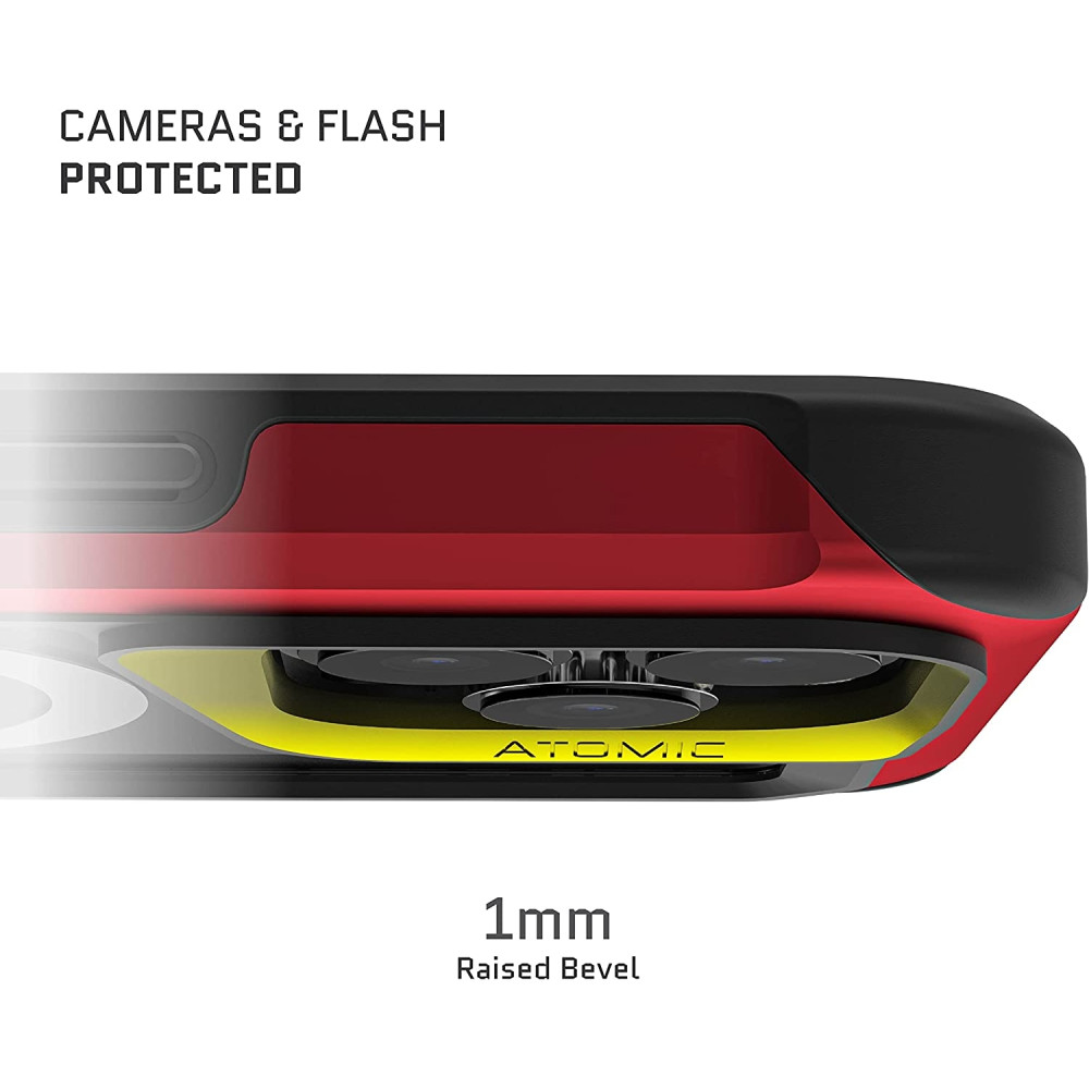 Ghostek Atomic Slim 4 - Ανθεκτική Θήκη MagSafe Apple iPhone 14 Pro Max - Red (GHOCAS3112)