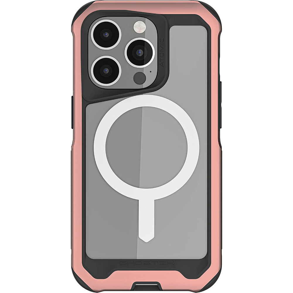 Ghostek Atomic Slim 4 - Ανθεκτική Θήκη MagSafe Apple iPhone 14 Pro - Pink (GHOCAS3089)