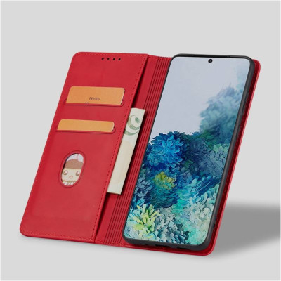 Bodycell Θήκη - Πορτοφόλι OnePlus 10 Pro - Red (5206015015946)