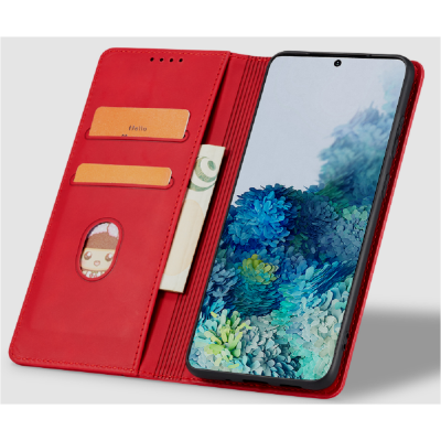 Bodycell Θήκη - Πορτοφόλι Xiaomi Redmi A1 - Red (5206015018657)