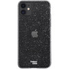 HappyCase Διάφανη Θήκη Σιλικόνης Apple iPhone 11 - Glitter Print (8719246323287)