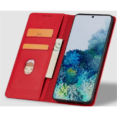 Bodycell Θήκη - Πορτοφόλι Xiaomi 12 Lite - Red (5206015005053)