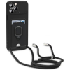 Bodycell Multifunction - Ανθεκτική Θήκη Apple iPhone 11 Pro Max με Λουράκι Λαιμού / Κάλυμμα Κάμερας / Ring Holder / Υποδοχή Κάρτας - Black (5206015003288)
