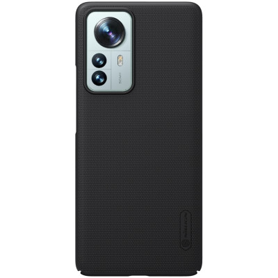 Nillkin Θήκη Super Frosted Shield Xiaomi 12 Pro 5G & Kickstand - Black (6902048240452)