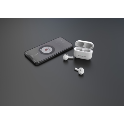 Riversong True Wireless Earbuds Air Mini Pro - Ασύρματα Ακουστικά Bluetooth Με Θήκη Φόρτισης - White (EA208W)