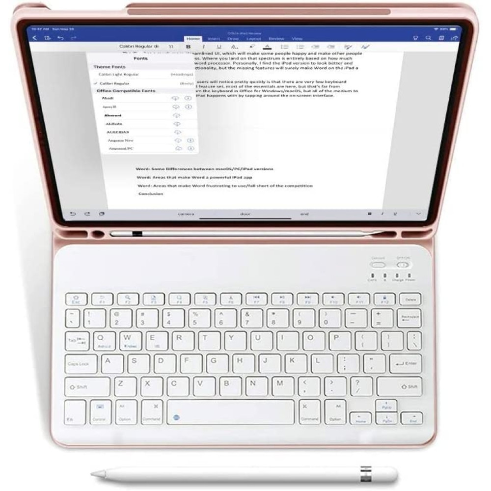 Tech-Protect SC Pen Smartcase Θήκη με Υποδοχή Apple Pencil και Πληκτρολόγιο Bluetooth - Apple iPad (A16) 11th Gen. 2025 11" / 10th Gen. 2022 10.9" - Pink (9490713927663)