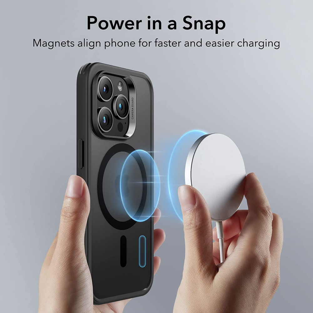 ESR Classic Hybrid HaloLock - Ανθεκτική MagSafe Θήκη Apple iPhone 14 Pro - Frosted Black (4894240175385)