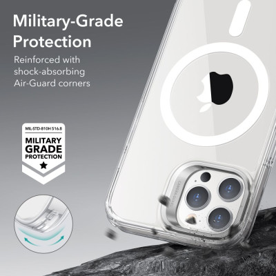 ESR Classic Kickstand Hybrid HaloLock - Διάφανη Ανθεκτική MagSafe Θήκη Apple iPhone 14 Pro - Clear (4894240161548)