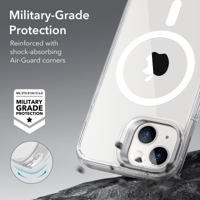 ESR Classic Kickstand Hybrid HaloLock - Διάφανη Ανθεκτική MagSafe Θήκη Apple iPhone 14 Plus - Clear (4894240161531)