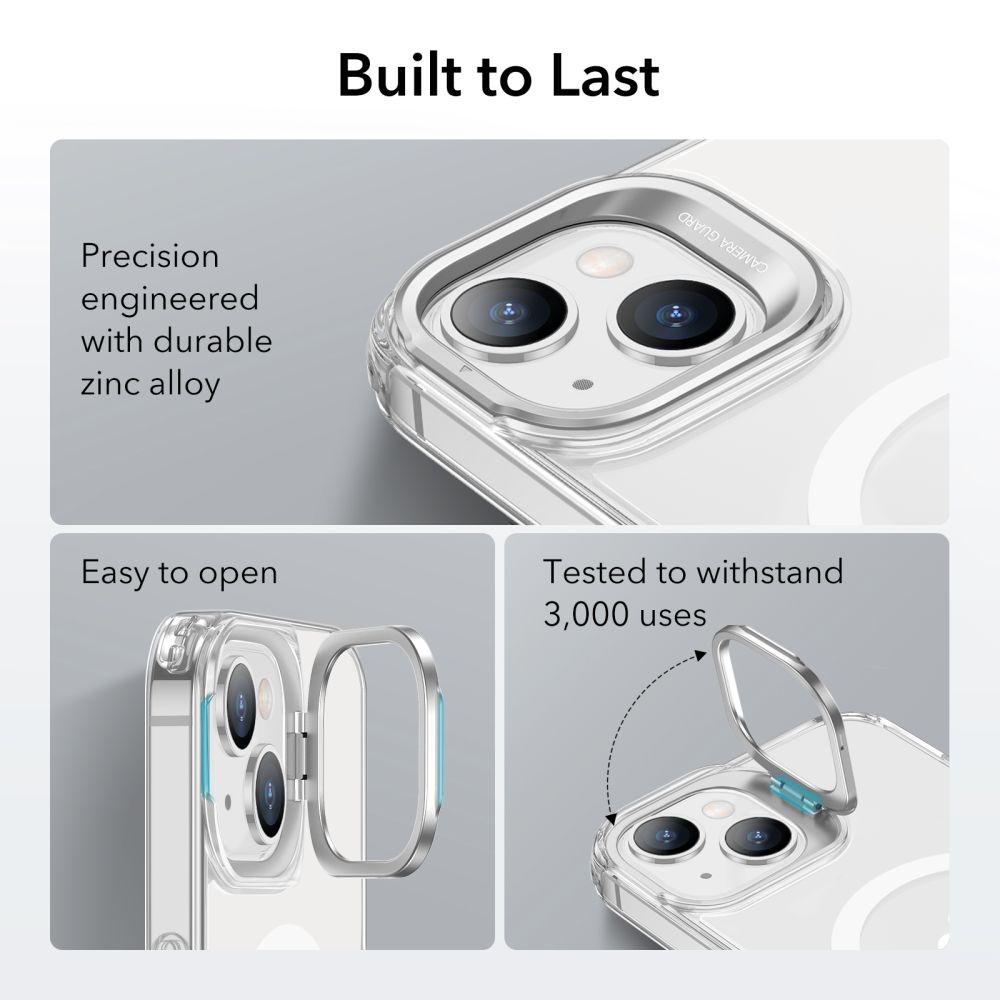 ESR Classic Kickstand Hybrid HaloLock - Διάφανη Ανθεκτική MagSafe Θήκη Apple iPhone 14 Plus - Clear (4894240161531)