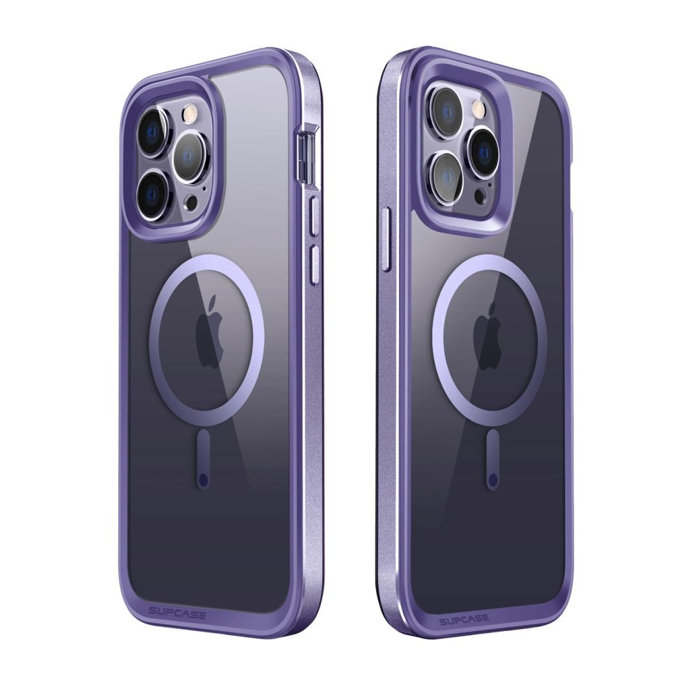 Supcase Unicorn Beetle Edge Mag - Διάφανη Ανθεκτική Θήκη MagSafe - Apple iPhone 14 Pro Max - Deep Purple (843439120747)
