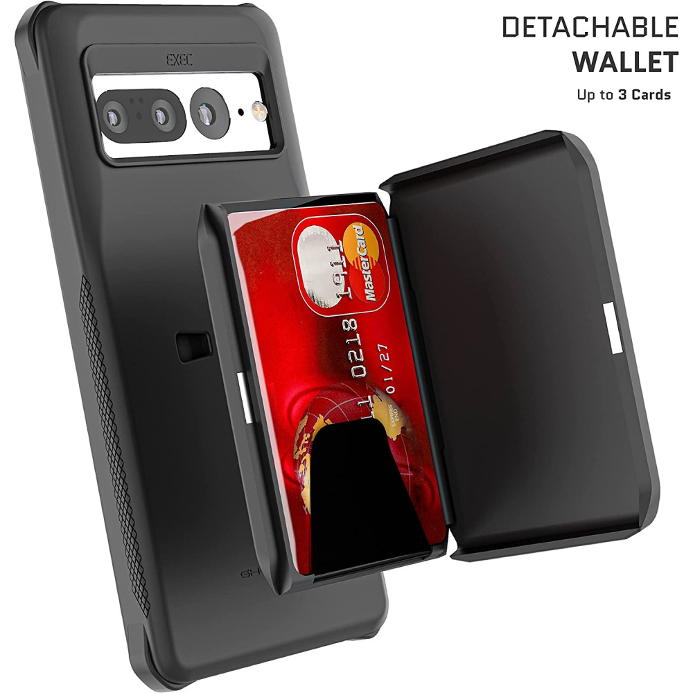 Ghostek Exec 6 - Ανθεκτική MagSafe Θήκη-Πορτοφόλι Google Pixel 7 Pro - Black (GHOCAS3233)