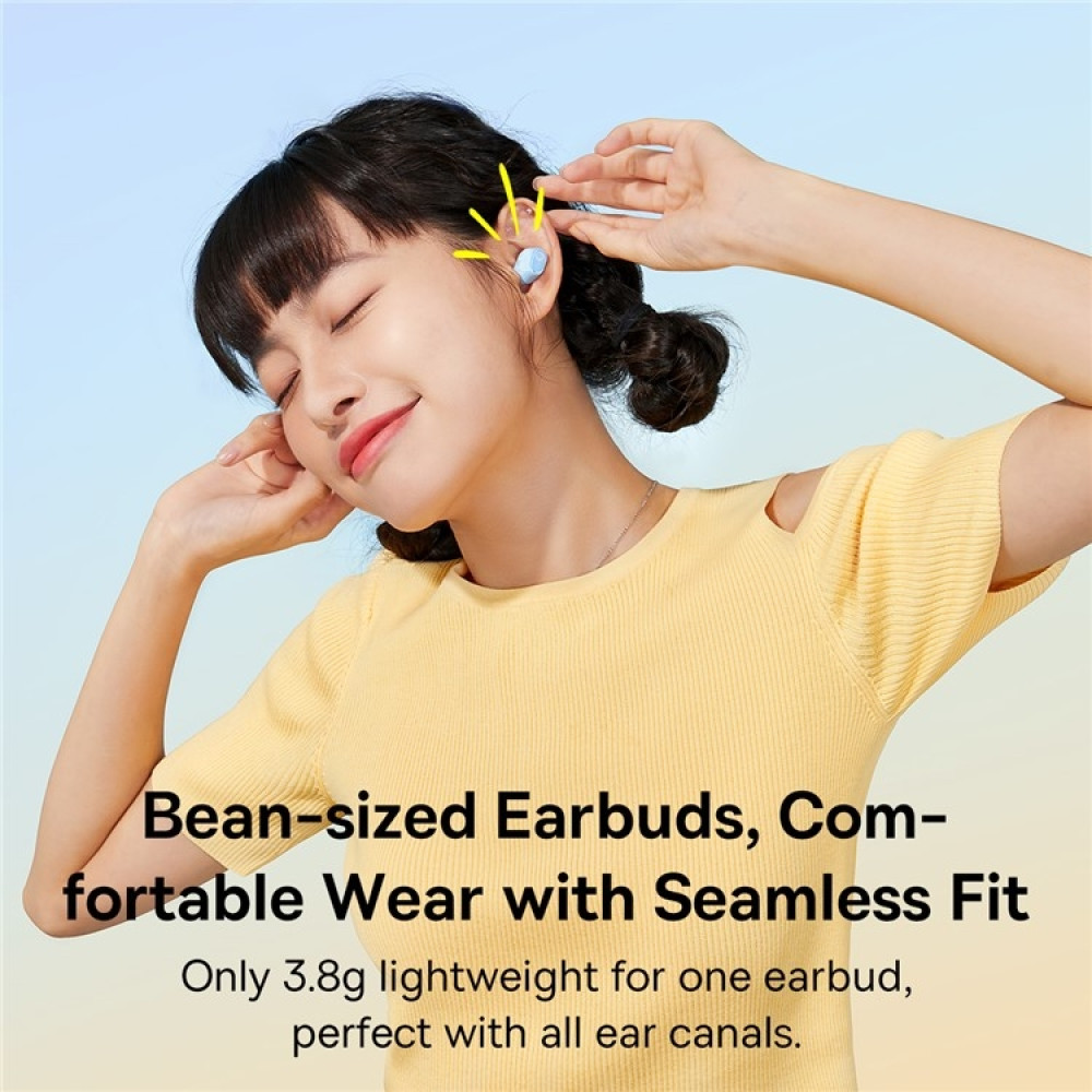 Baseus TWS Bowie WM02 - Ασύρματα Ακουστικά Bluetooth Με Θήκη Φόρτισης - Blue (NGTW180003)