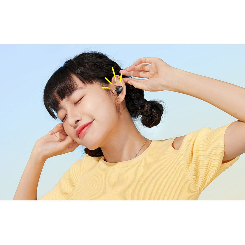 Baseus TWS Bowie WM02 - Ασύρματα Ακουστικά Bluetooth Με Θήκη Φόρτισης - Black (NGTW180101)