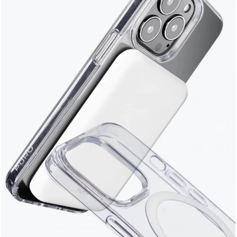 Puro Lite Mag Cover - Διάφανη MagSafe Θήκη - Apple iPhone 14 Pro - Transparent (IPC14P61LITEMAG-TR)