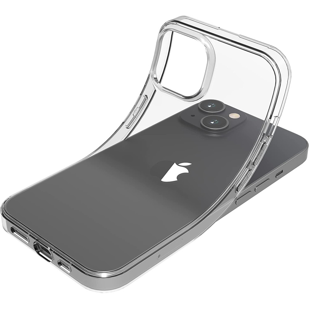 Puro Ultra Slim 0.3 Nude - Θήκη Σιλικόνης Apple iPhone 14 / 13 από Ανακυκλώσιμο Υλικό - Transparent (IPC146103NUDE-TR)
