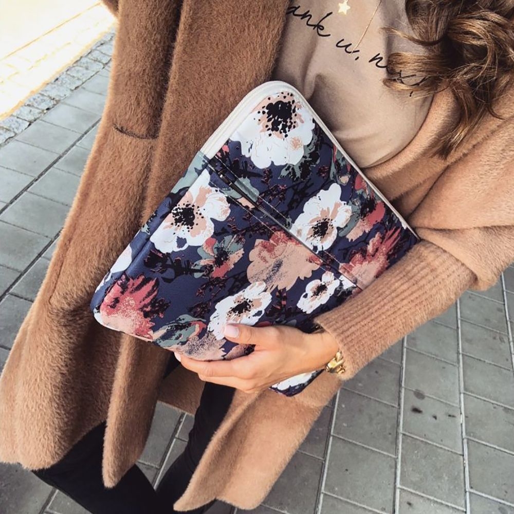 Tech-Protect CanvasLife Sleeve - Θήκη Laptop 13"-14'' - Blue Camellia  (5906735412055)