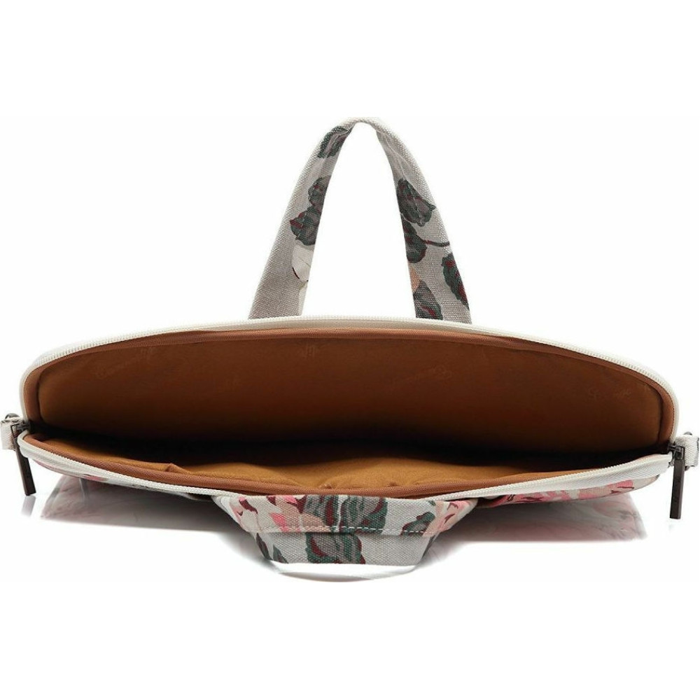 Tech-Protect CanvasLife Briefcase - Τσάντα Μεταφοράς Laptop 13"-14'' - White Rose (0795787711170)