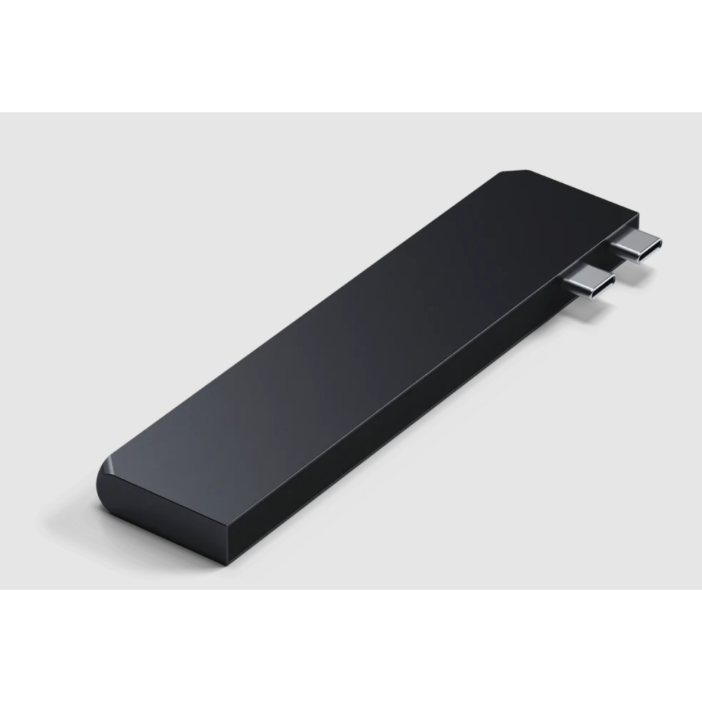 Satechi Type-C Pro Hub Slim Αντάπτορας για MacBook με 1 x USB4 / 1 x 4K HDMI / 1 x Type-C 10Gbps / 2 x USB-A 10Gbps / 1 x SD & MicroSD - Midnight (ST-HUCPHSD)