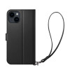 Spigen Wallet S - Θήκη Πορτοφόλι Apple iPhone 14 με Αποσπώμενο Λουράκι Χειρός - Black (ACS05421)