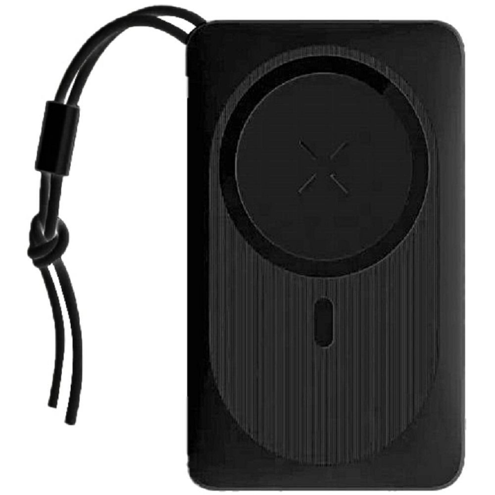 Veger MagOn Magnetic Wireless PowerBank με Ασύρματη Φόρτιση MagSafe 15W / 1 x USB-A / 1 x Type-C - 20W - 10000mAh - Black (W1151)
