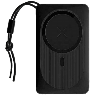Veger MagOn Magnetic Wireless PowerBank με Ασύρματη Φόρτιση MagSafe 15W / 1 x USB-A / 1 x Type-C - 20W - 10000mAh - Black (W1151)