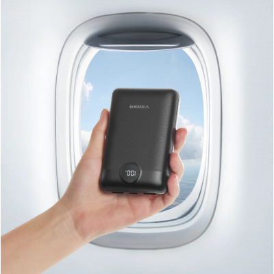 Veger PowerBank S20 με Ψηφιακή Οθόνη LED - Φορητή Μπαταρία Φόρτισης με 2 x USB-Α / 1 x Type-C - 20000mAh - Black (W2053)