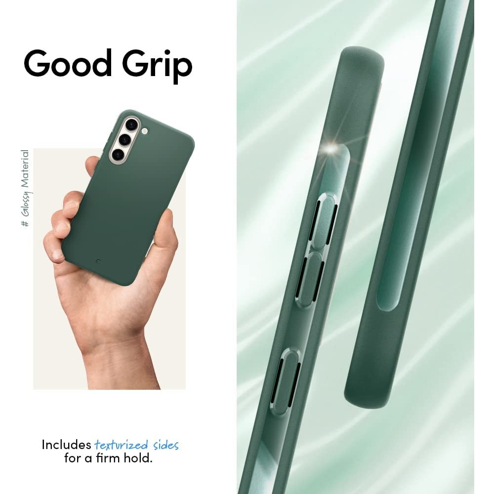 Spigen Cyrill UltraColor - Θήκη Σιλικόνης με Λουράκι Χειρός - Samsung Galaxy S23 Plus - Kale (ACS05697)