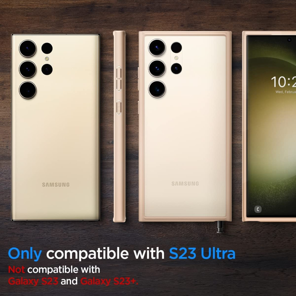 Spigen Ultra Hybrid Θήκη Samsung Galaxy S23 Ultra - Sand Beige (ACS06078)