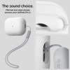 Spigen Silicone Fit Θήκη Σιλικόνης - Apple AirPods Pro 2nd Gen - White / Grey (ACS05811)