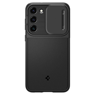 Spigen Optik Armor Θήκη με Κάλυμμα για την Κάμερα - Samsung Galaxy S23 - Black (ACS05733)