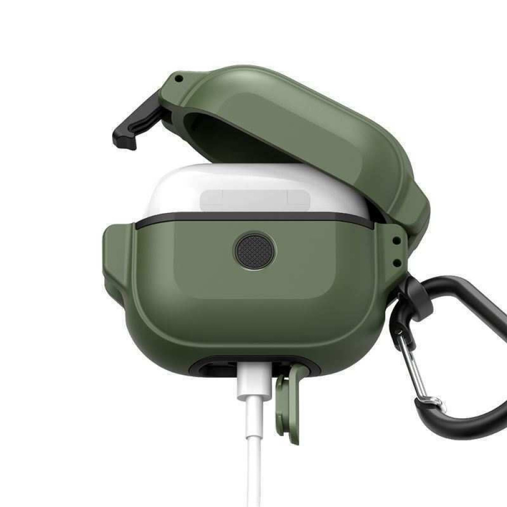 Catalyst Total Protection - Σκληρή Αδιάβροχη Ανθεκτική Θήκη - Apple AirPods 3rd Gen - IP68 - Army Green (CAT100APD3GRN)