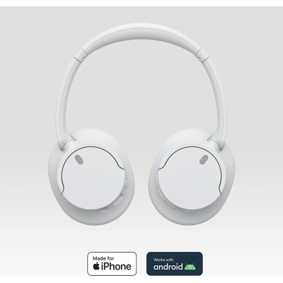 Sony Wireless Headphones WH-CH720 - Ασύρματα Ακουστικά Κεφαλής Bluetooth - White (WHCH720NW.CE7)