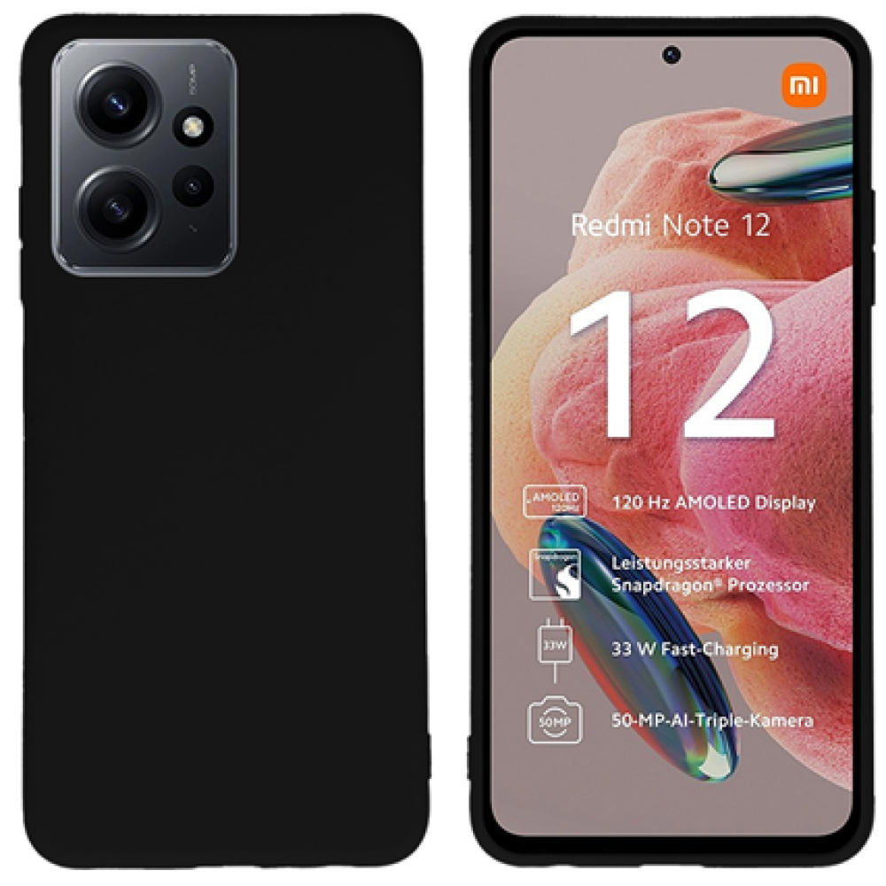 Vivid Silicone - Θήκη Σιλικόνης Xiaomi Redmi Note 12 4G - Black (VIMAT284BK)