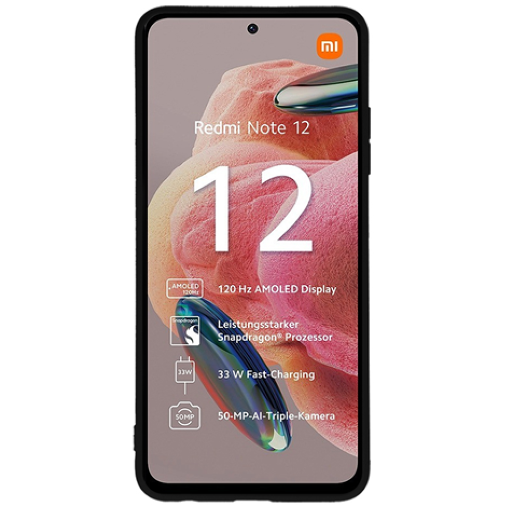 Vivid Silicone - Θήκη Σιλικόνης Xiaomi Redmi Note 12 4G - Black (VIMAT284BK)