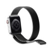 Puro Milanese - Μεταλλικό Λουράκι Apple Watch SE/10/9/8/7/6/5/4 (42/41/40mm) - Black (AW40MILANESE-BLK)