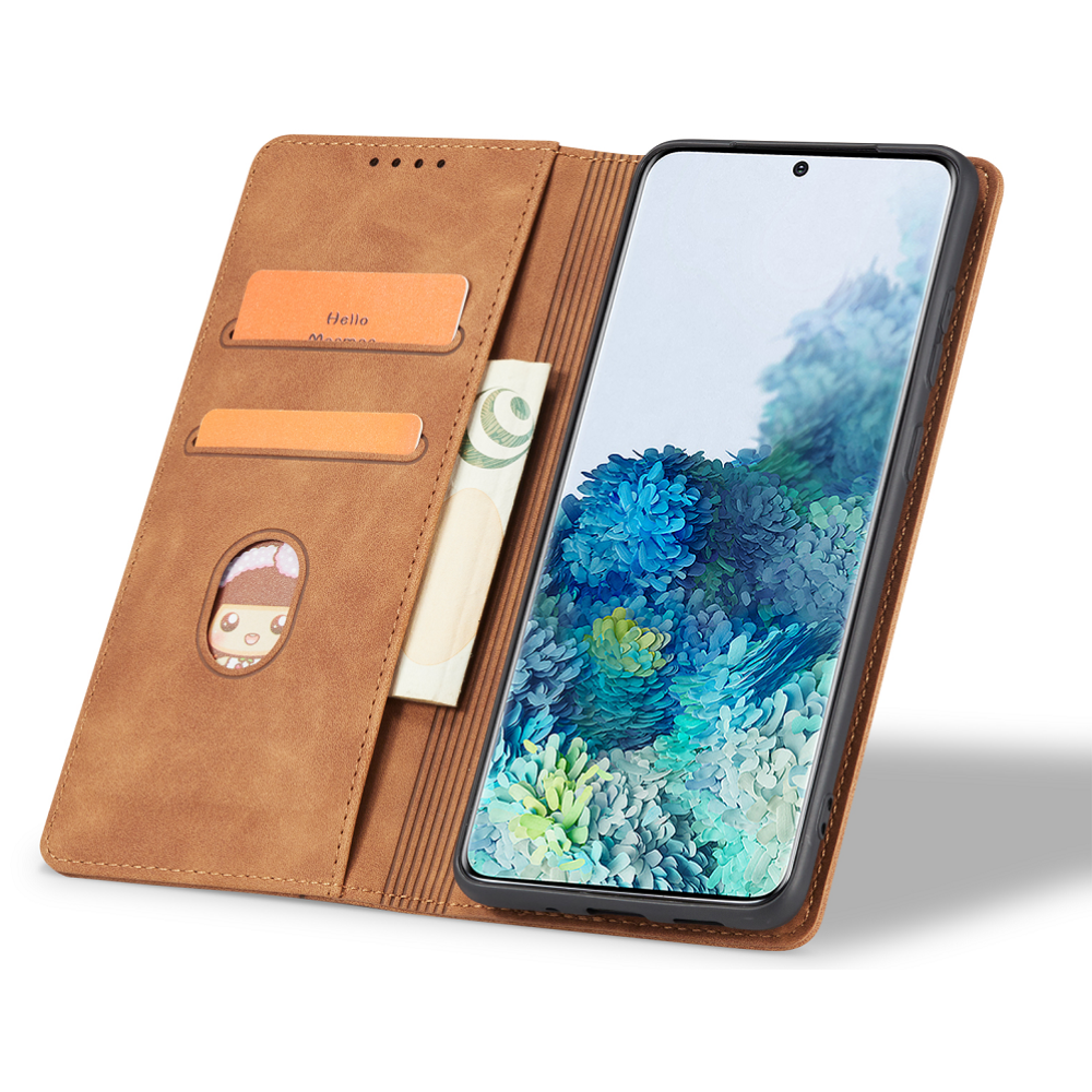 Bodycell Θήκη - Πορτοφόλι Samsung Galaxy A34 - Brown (5206015022272)