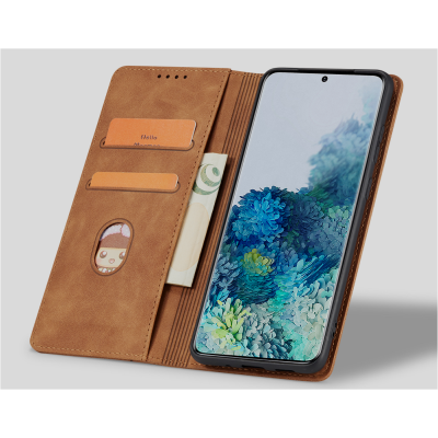 Bodycell Θήκη - Πορτοφόλι Xiaomi Redmi Note 12 Pro Plus - Brown (5206015019630)