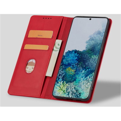 Bodycell Θήκη - Πορτοφόλι Xiaomi Redmi Note 12 Pro 5G - Red (5206015019548)