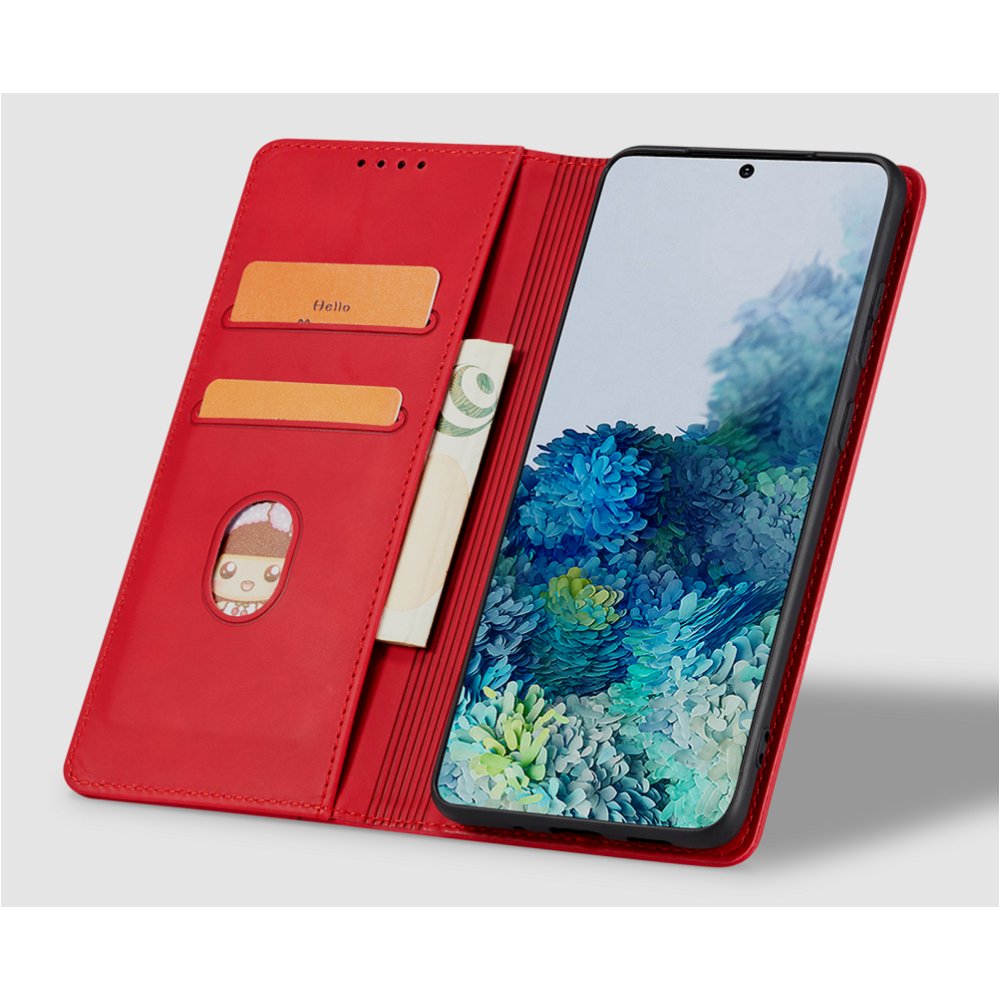 Bodycell Θήκη - Πορτοφόλι Xiaomi Redmi Note 12 4G - Red  (5206015019463)