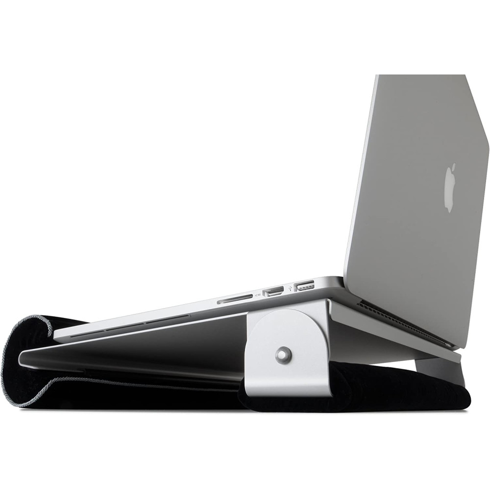 Rain Design iLap - Βάση Αλουμινίου για Laptop έως 15" με Υποστήριξη Μαξιλαριών - Black / Silver (891607000254)