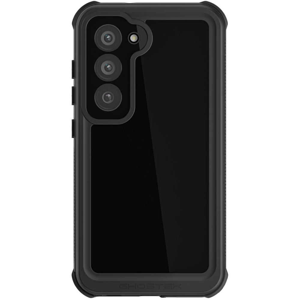 Ghostek Nautical 4 - Ανθεκτική Αδιάβροχη Θήκη με Περιστρεφόμενο Κλιπ Ζώνης - Samsung Galaxy S23 Plus - Black (GHOCAS3371)