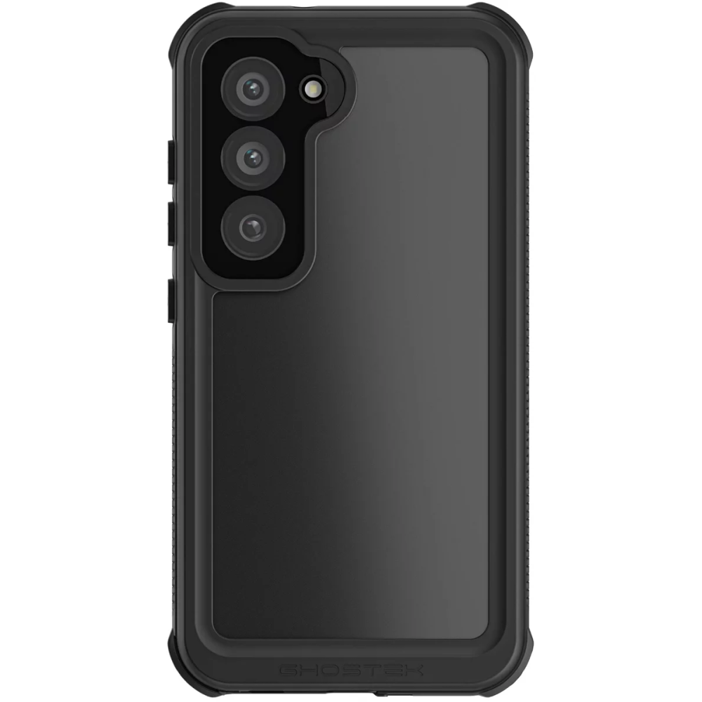 Ghostek Nautical 4 - Ανθεκτική Αδιάβροχη Θήκη με Περιστρεφόμενο Κλιπ Ζώνης - Samsung Galaxy S23 Plus - Clear (GHOCAS3372)