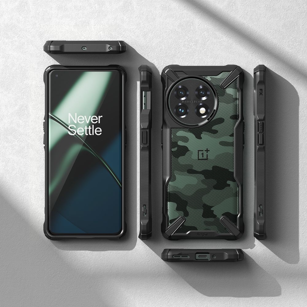 Ringke Fusion X Θήκη - OnePlus 11 - Camo Black (8809919304061)
