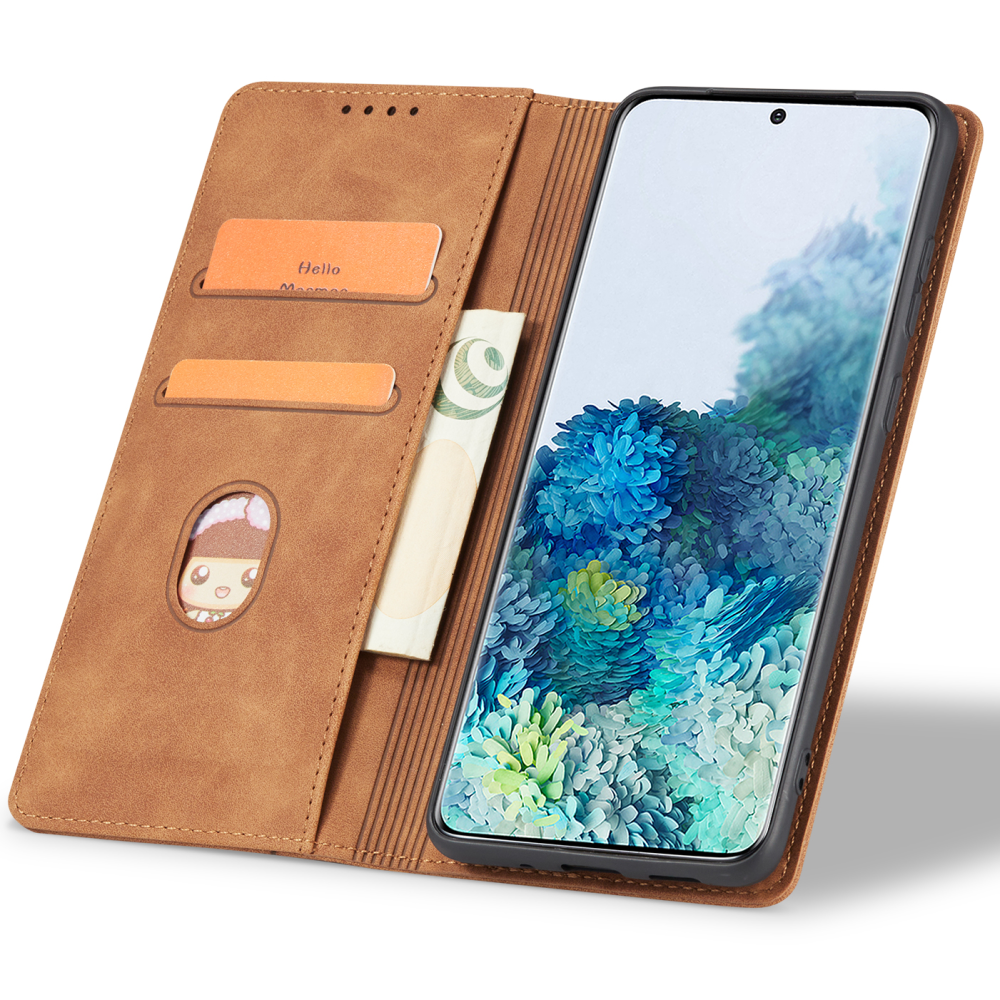 Bodycell Θήκη - Πορτοφόλι Samsung Galaxy A03s - Brown (5206015067211)